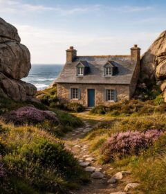 découvrez la maison entre 2 rochers en bretagne, un paradis caché alliant charme naturel et tranquillité, idéal pour une escapade authentique au cœur de la nature bretonne.