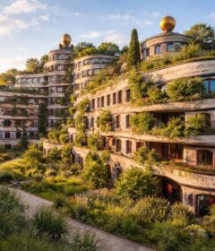 découvrez l'immeuble waldspirale, un chef-d'œuvre alliant design architectural innovant et engagement envers la durabilité écologique pour un habitat harmonieux.