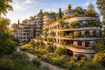 découvrez l'immeuble waldspirale, un chef-d'œuvre alliant design architectural innovant et engagement envers la durabilité écologique pour un habitat harmonieux.