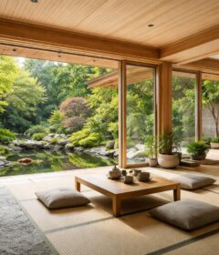 découvrez comment intégrer harmonieusement la nature dans une maison japonaise moderne grâce à des astuces de design, des matériaux naturels et une décoration minimaliste inspirée par l'esthétique japonaise.