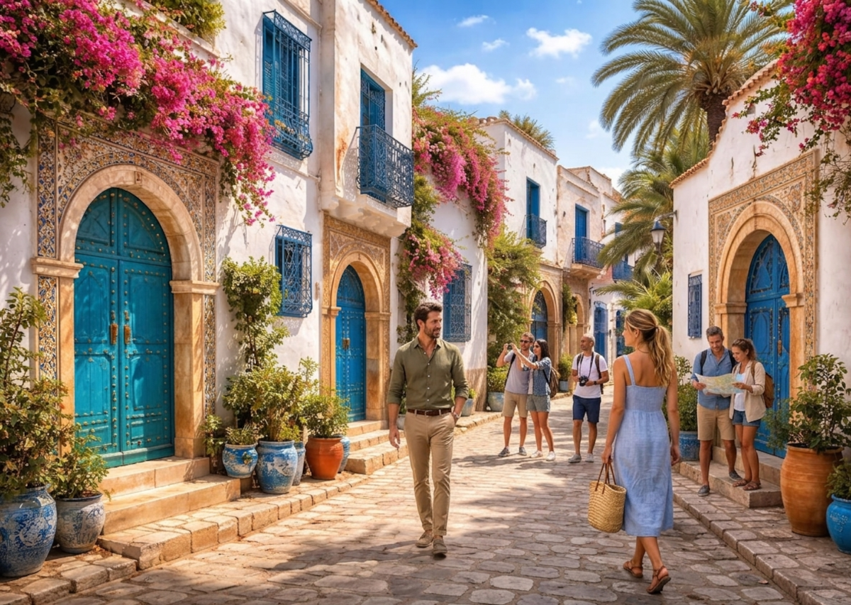 maisons traditionnelles tunisiennes