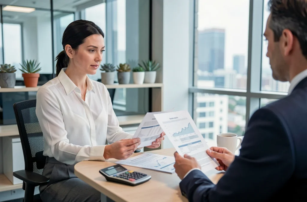 Investisseur en location meublée consultant un conseiller fiscal pour optimiser ses avantages fiscaux